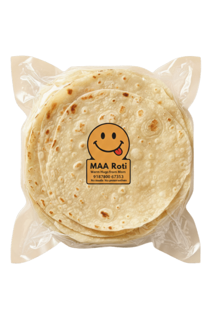 Atet Roti Delicious Roti - 100% Pure Wheat Atta Flatbread (15 Pieces)